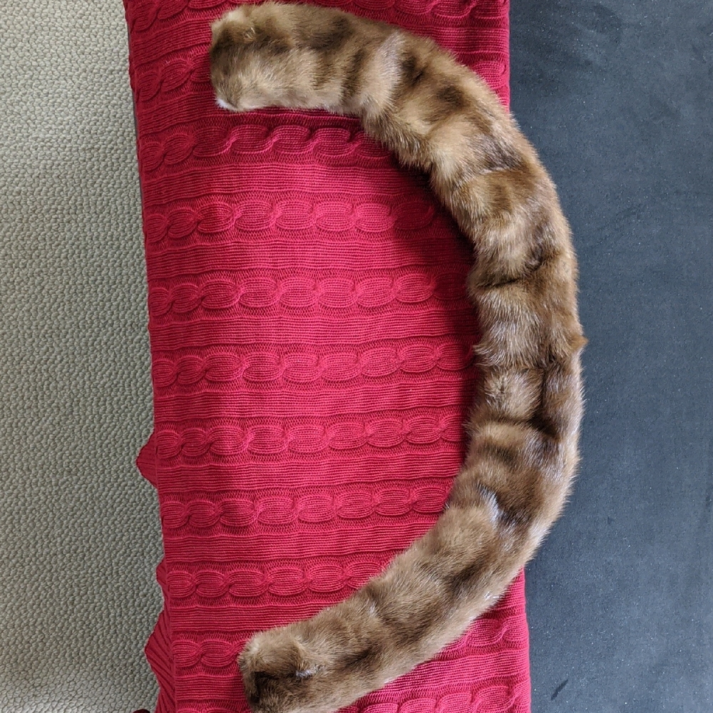 Light Brown Mink Detachable Collar